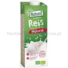 Natumi Napój Ryżowy Bez Dodatku Cukrów Bezglutenowy Bio 1 L 
