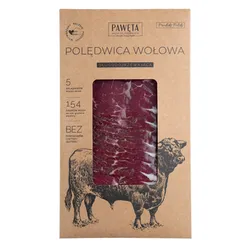 Pawęta Polędwica wołowa dojrzewająca plastry 50 g