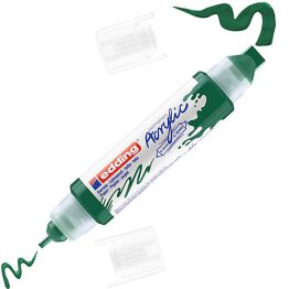 Marker akrylowy 3D e-5400 EDDING, podwójny, 2-3 mm, 5-10 mm, zielony mech