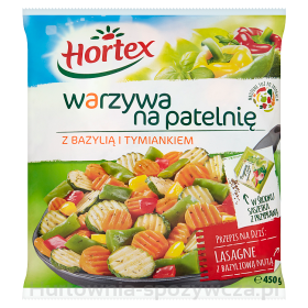 Hortex Warzywa Na Patelnię Z Bazylią I Tymiankiem 450 G
