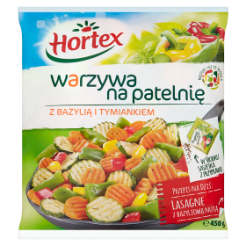 Hortex Warzywa Na Patelnię Z Bazylią I Tymiankiem 450 G