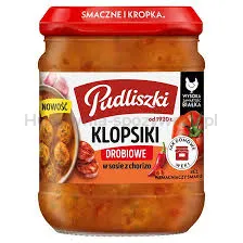 Pudliszki Klopsiki drobiowe w sosie z chorizo 440 g