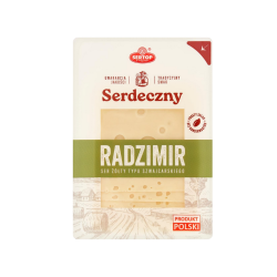 Radzimir ser dojrzewający tłusty w plastrach 135 g SERTOP