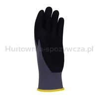 Rękawice DONAU SAFETY Flex, kat. II, rozm. 8, szare - 3