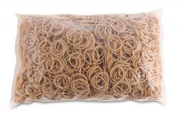 Gumki recepturki OFFICE PRODUCTS, średnica 25mm, 1,5x1,5mm, 60% kauczuku, 1000g, zgrzewka, naturalne