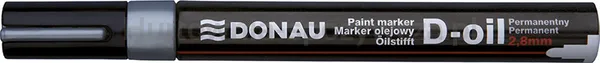 Donau Marker olejowy D-Oil, okrągły, 2,8mm, srebrny 