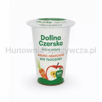 Dolina Czerska Sok NFC jabłkowo marchwiowy 100%  Kubeczek 200ml