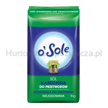 O'Sole Sól Kamienna Niejodowana Do Przetworów 1 Kg 