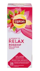 Herbata LIPTON Feel Good Selection, Relax, dzika róża, 25 kopert