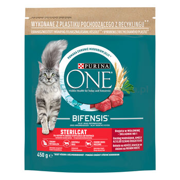 Karma Kot Purina One Sterilcat Wołowina 450 G Nestle