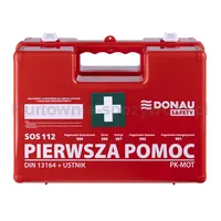 Donau Safety Apteczka plastikowa, K-10 +A, pomarańczowa - 4