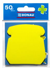 Donau Bloczek Samoprzylepny 1x50 kart., telefon, zawieszka, żółty 