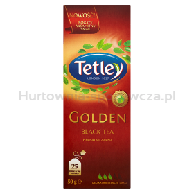 Tetley Herbata Golden Czarna 50 G (25 Torebek)