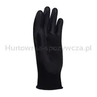 Rękawice Donau Safety Pu Black, Kat. Ii, Rozm. 10, Czarne - 3