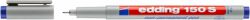 Foliopis zmywalny e-150 S EDDING, 0,3 mm, niebieski