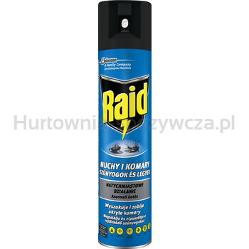 Raid Aerozol Przeciw Owadom Latającym 400Ml