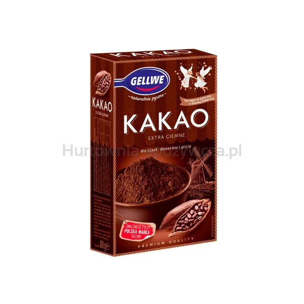 Gellwe Kakao Extra Ciemne 80G