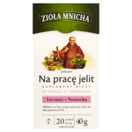 *Zioła Mnicha Herbata Na Pracę Jelit 20Tb/40G