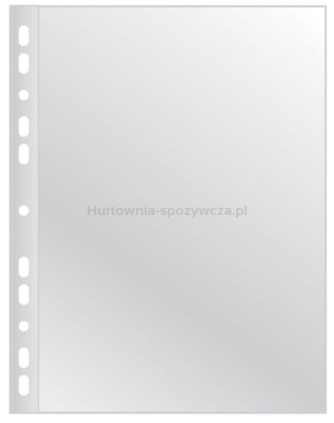 Q-Connect Koszulki na dokumenty poszerzane, PP, A4, krystal, 90mikr., 50szt. 