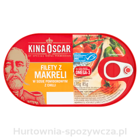 Filety Z Makreli W Sosie Pomidorowym Z Chili 160G King Oscar