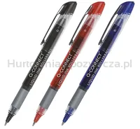 Q-Connect Cienkopis kulkowy 0,5mm (linia), czarny  - 2