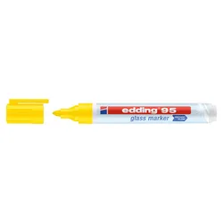 Marker Do Powierzchni Szklanych E-95 Edding, 1,5-3 Mm, Żółty