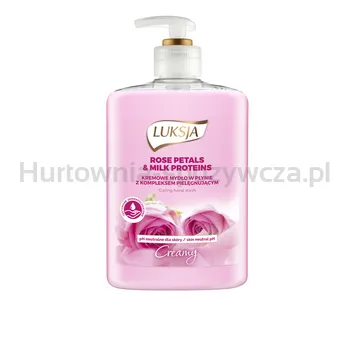 Mydło w płynie LUKSJA Mleko i płatki róż, 500ml