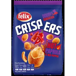 Felix Crispers Hot Paprika &Amp Red Pepper 125 G
