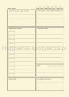 Donau Notatnik Life, organizer, 165x230mm, 80 kart., żółty  - 4