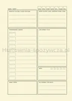 Donau Notatnik Life, organizer, 165x230mm, 80 kart., żółty  - 4