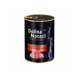 Dolina Noteci Premium Mokra karma puszka dla kota cielęcina 400g