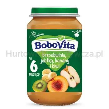 Bobovita DeSerekBrzoskwinie, Jabłka, Banany I Kiwi Po 6 Miesiącu 190G