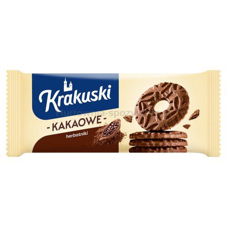 Krakuski Herbatniki Kakaowe 163G