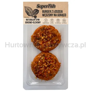Superfish Burgery Z ŁoSosia Wędzone Na Gorąco Z Przyprawą Paprykową 170G