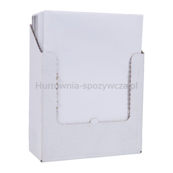 Teczka wiązana OFFICE PRODUCTS Premium, karton, A4, 350gsm, 3-skrz., biała - 2
