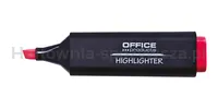 Office Products Zakreślacz Fluorescencyjny, 1-5Mm (Linia), Czerwony  - 2