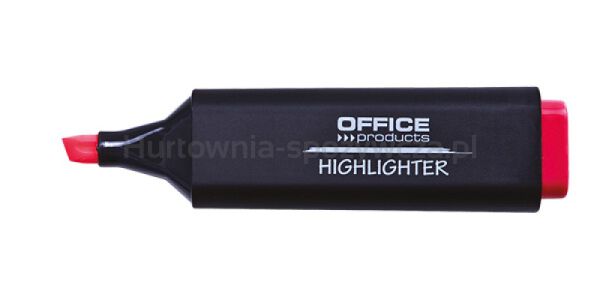 Office Products Zakreślacz fluorescencyjny, 1-5mm (linia), czerwony  - 2