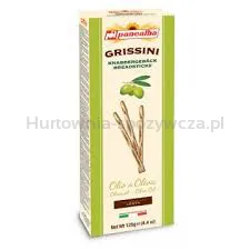 Paluszki chlebowe z oliwą z oliwek 8% 125g Grissini