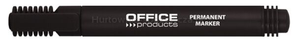 Office Products Marker permanentny okrągły, 1-3mm (linia), czarny 