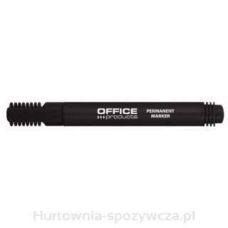 Marker Permanentny Office Products, Okrągły, 1-3Mm (Linia), Czarny