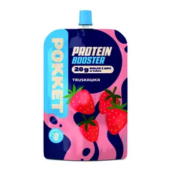 Pokket Mus Protein booster truskawkowy 180g