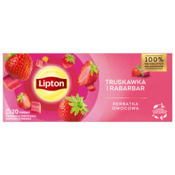 Lipton Fruit Truskawka I Rabarbar 20Tb