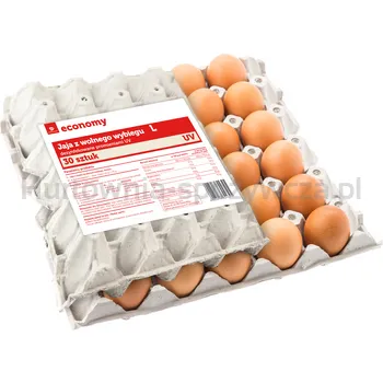Tge Jaja z wolnego wybiegu, dezynfekowane promieniami UV, klasa wagowa L 30 szt.