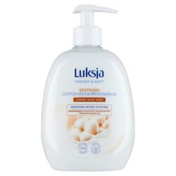 Luksja Mydło W Płynie Creamy Soft Kremowe Mleczko Bawełniane I Prowitamina B5 500 Ml