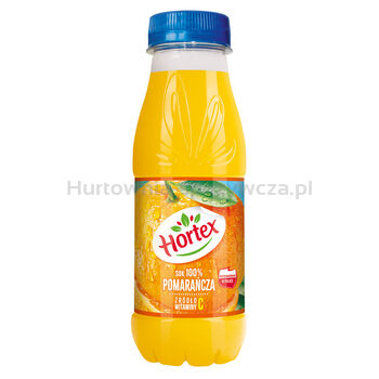 Hortex Pomarańcza Sok 100% butelka aPet 300 ml