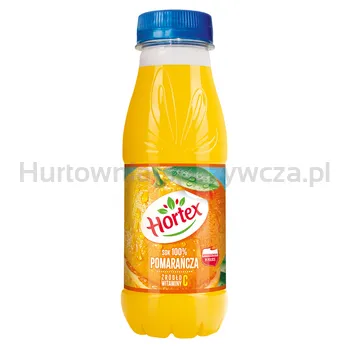 Hortex Pomarańcza Sok 100% butelka aPet 300 ml