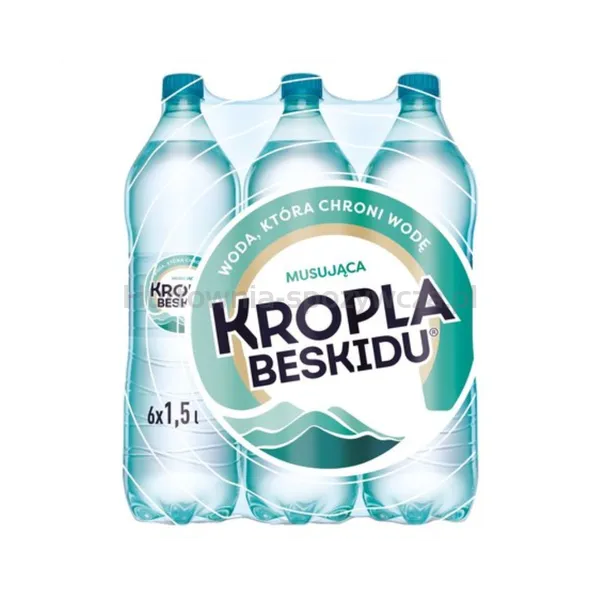 Kropla Beskidu Woda musująca 1.5 l pet - SK