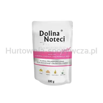 Dolina Noteci Premium Mokra karma dla Juniora serca z indyka saszetka 100g