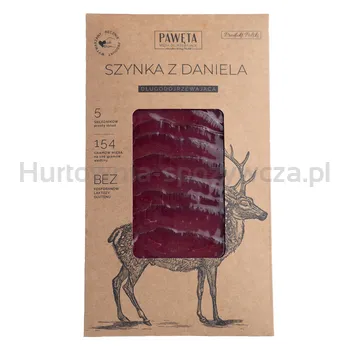 Pawęta Szynka z daniela dojrzewająca plastry 50 g