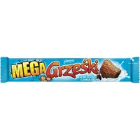 Grześki Mega Wafel Przekładany Kremem Kakaowym W Mlecznej Czekoladzie 48G